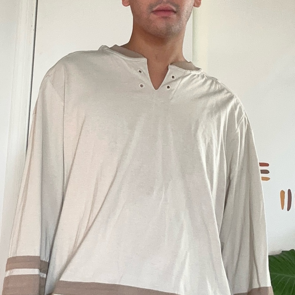 Standard Cloth Hockey Long Sleeve Henley